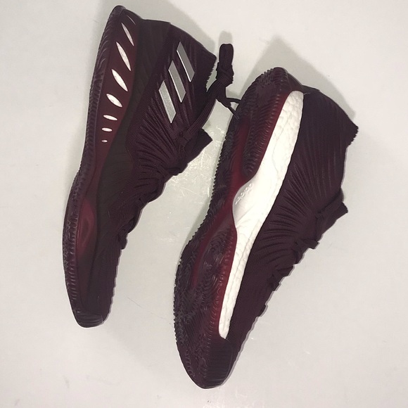 Adidas Maroon Crazy Explosive Low Size 12 NIB - Picture 4 of 6